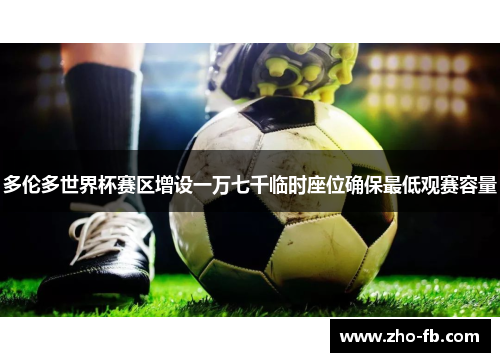 多伦多世界杯赛区增设一万七千临时座位确保最低观赛容量